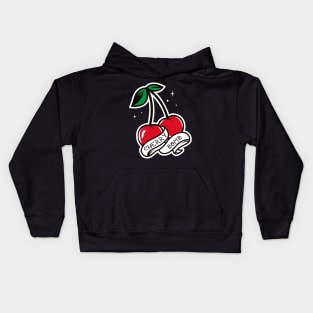 Vintage Cherry Bomb Shirt Kids Hoodie